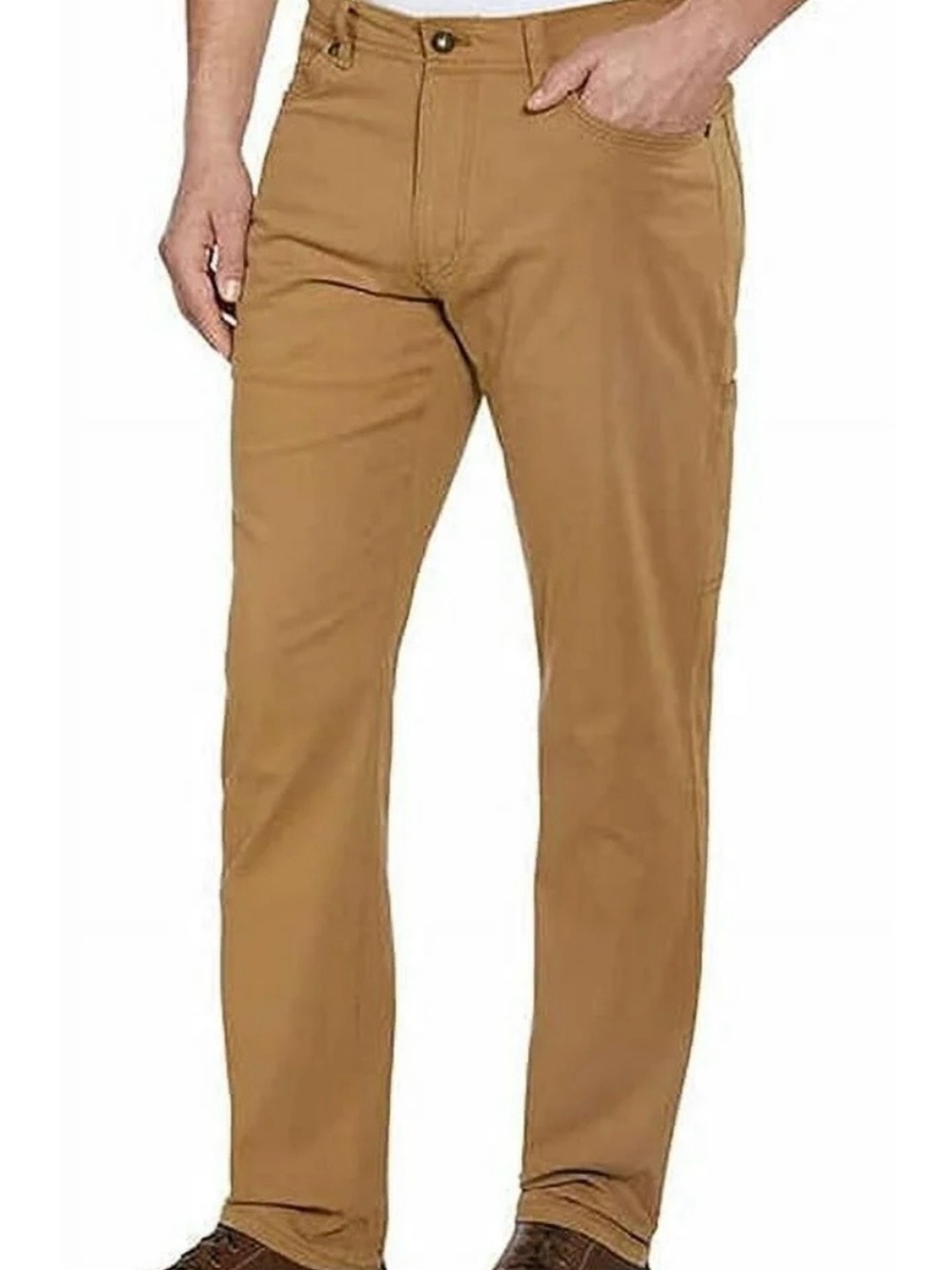 G.H. Bass & Co. Men's Khaki Work Chinos - Picture 2 of 3